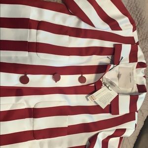 Red and White Stripped Marc Jacobs Blazer $1200